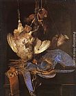 Still Life with Hunting Equipment by Willem van Aelst